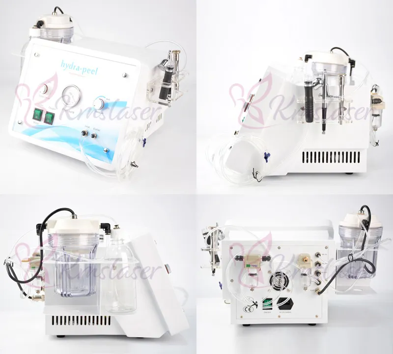 3 in 1ハイドラフェイシャルマイクロダーマブレーションマシンHydra dermabrase Hydro Aqua Clean Oxygen Jet Peel Spray Gun Skin Rejuvenation