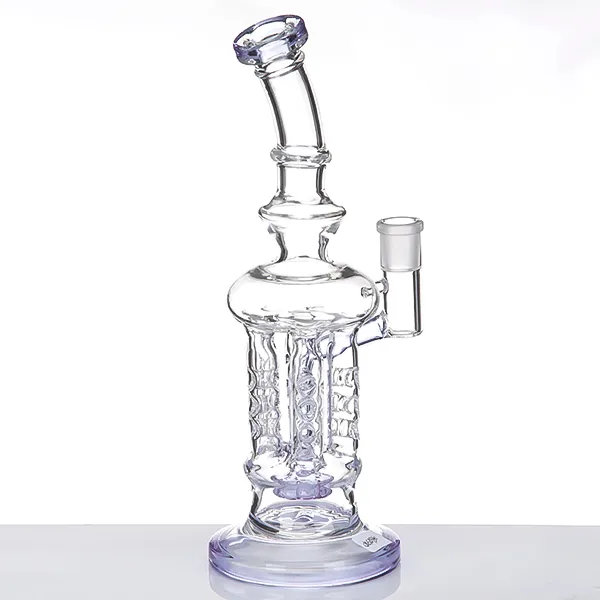 14mm Femelle Verre Conduites D'eau En Verre Banger Cintre Nail Verre Bong Pyrex Plates-formes Pétrolières barboteur Narguilés bécher 930