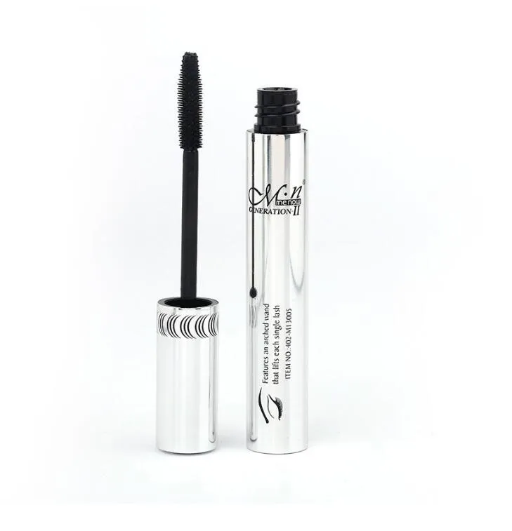 Nowy Menow Marka Eye Mascara Makeup Długie Rzęsy Silikonowe Szczotka Wydłużenie Curling Eyelashes Mascara Wodoodporny Czarny