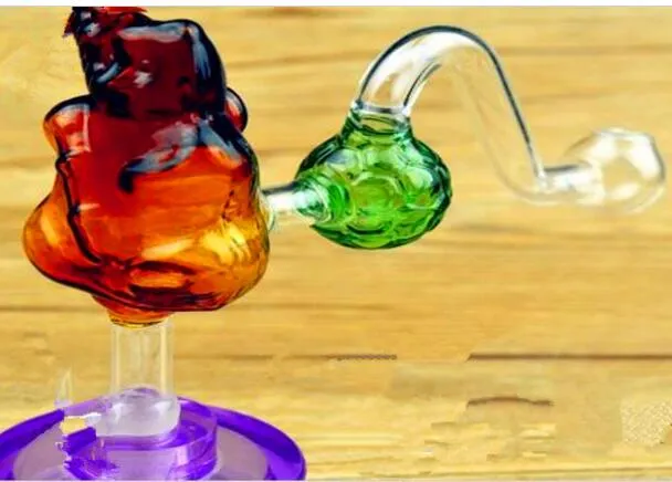 Vaso da calcio Panda ﾠ, accessori bong in vetro all'ingrosso, fumo di pipa ad acqua in vetro, spedizione gratuita