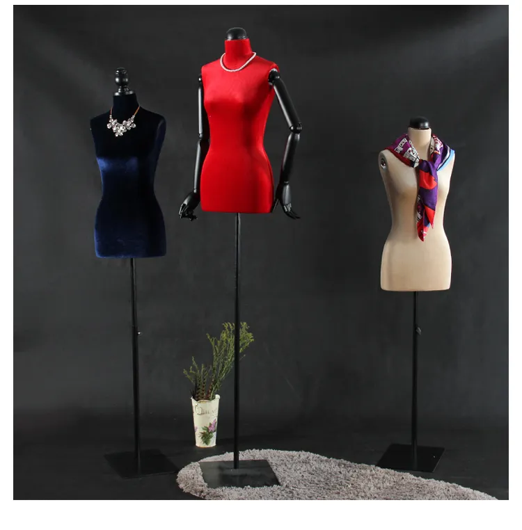 Modieuze Different Stof Mannequin Half Hoogste Body Manikin Kleurrijke Dressmaking Mannequins Beste waarde op Promotie