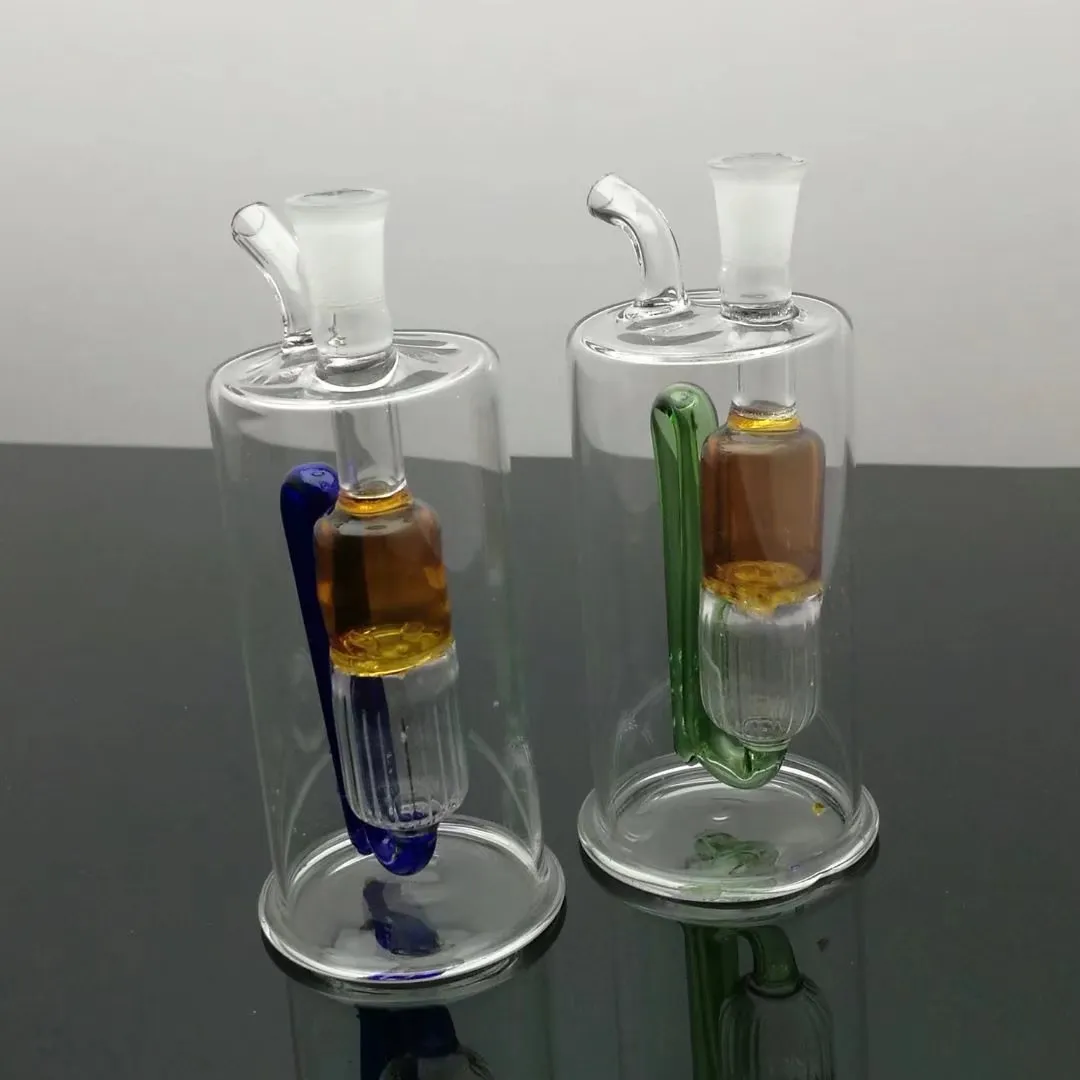 円形の形のガラス水ボトル卸売ガラスの水ギセル、ガラス水道管備品、送料無料