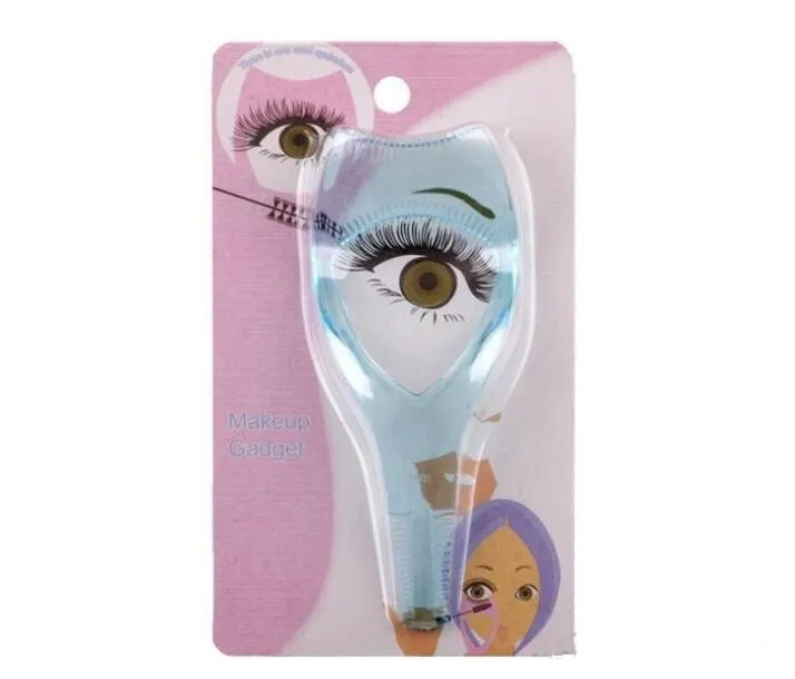 3 In1 Skönhet Makeup Verktyg Eyelash Curler Eyelash Tool Makeup Mascara Shield Guard Curler Applicator Comb guide