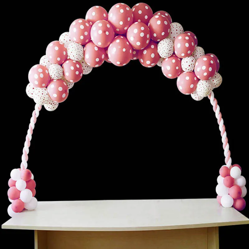 Nouveau mode de mariage décoration ballon affichage cadre ballon voûte amovible portable arc support de poteau cadre