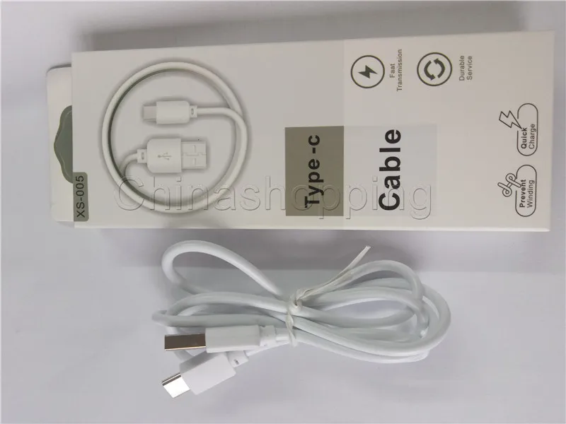 Micro Type C USB Phone Charger Cables Charger Data Cable med detaljhandelspaket för Samsung S24 S23 S22 S21 S20 S30 A51 A33 A72 OPP Xiaomi Huawei LG -smartphone