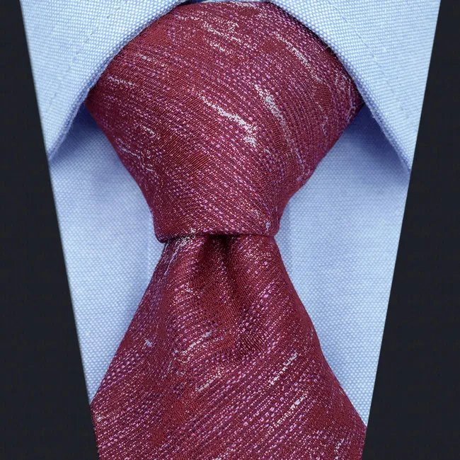 E11 astratta rossa di seta Mens cravatta di nozze Cravatte di moda per maschi novità Classic dimensioni extra lungo