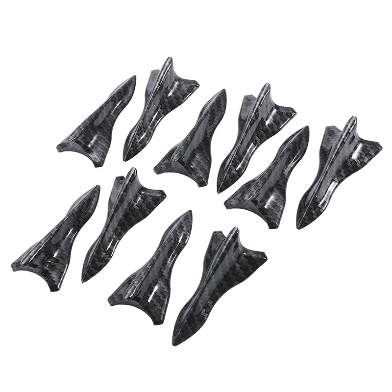 thumbnail image 2 of Car Shark Fin Spoiler 10Pcs – Self-Adhesive Carbon Fiber Roof Diffuser, Reduces Wind Resistance & Static Electricity, Universal Exterior Decoration 2 of 4