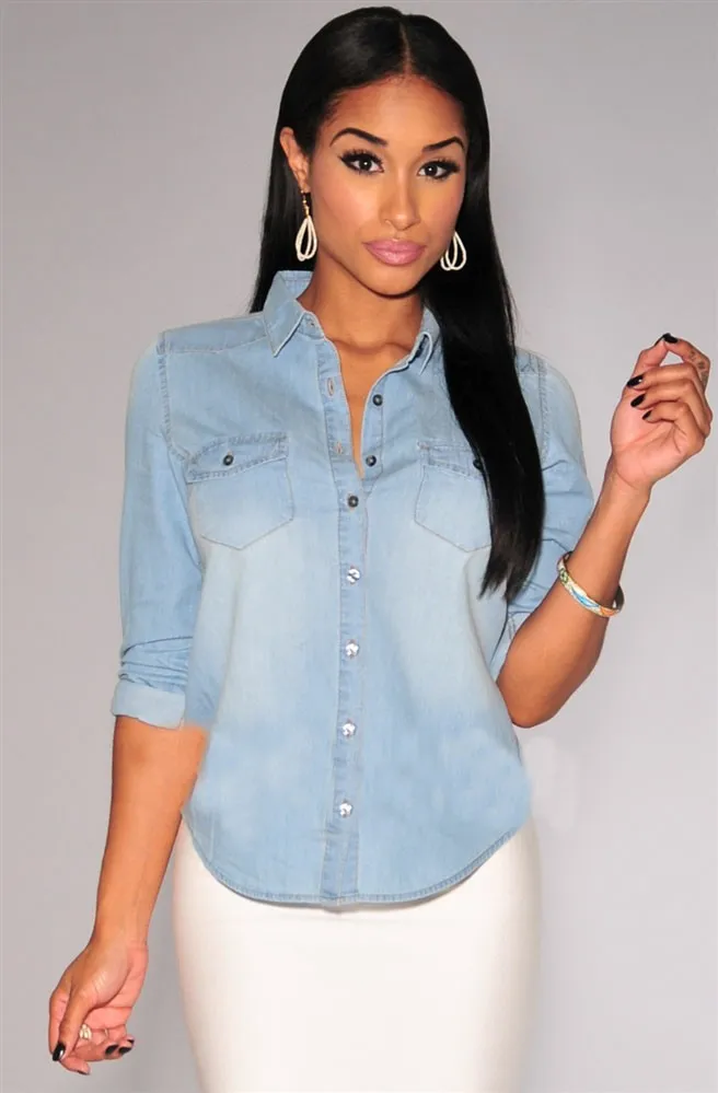 Camisa estilo best sale jeans