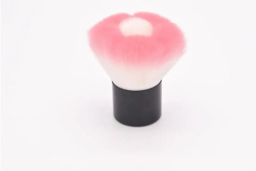 Nowy Piękny Doskonały Różowy Kwiat Face Single Brush Kabuki Blush Proszek Szczotka Kosmetyki Cheek Makeup Szczotka