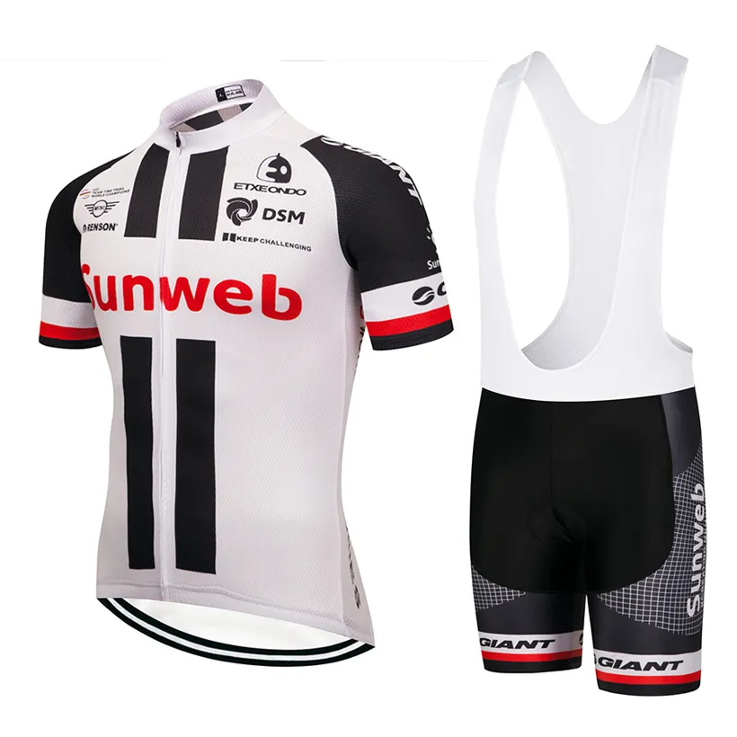 2019 New Sunweb Team Велоспорт Джерси гель площадку нагрудники шорты Ropa Ciclismo Quick Dry Pro Велоспорт одежда мужской летний велосипед Майо Кулот Костюм