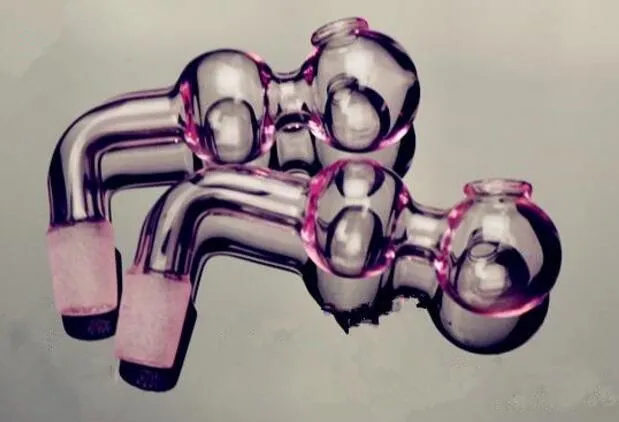 Accessoires de narguilé pot de boule rectangulaire rose gros bongs en verre brûleur à mazout tuyaux en verre conduites d'eau plates-formes pétrolières fumer