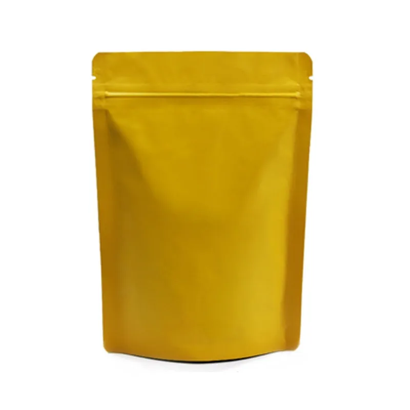 13x18cm Color Aluminum Foil Bag Stand up Food Bags, Zipper lock General packing Bag pouches LZ1861