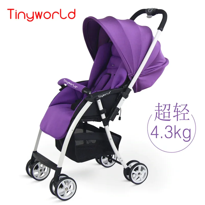 4.3kg Light Baby Stroller Can Sit & Lie Two Way Pushchair Children Cart  With Anti UV Umbrella, Portable Pram From Zzzlxs, $300.51 | DHgate.Com