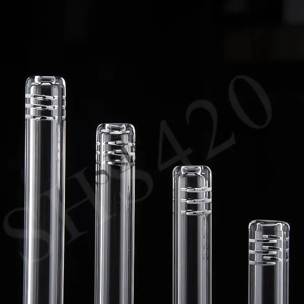 Glass Downstem Tube With 19mm To 14mm Frosted joint Dropdown For Dab Oil Rig 2mm 3mm 4mm Quartz Banger 233