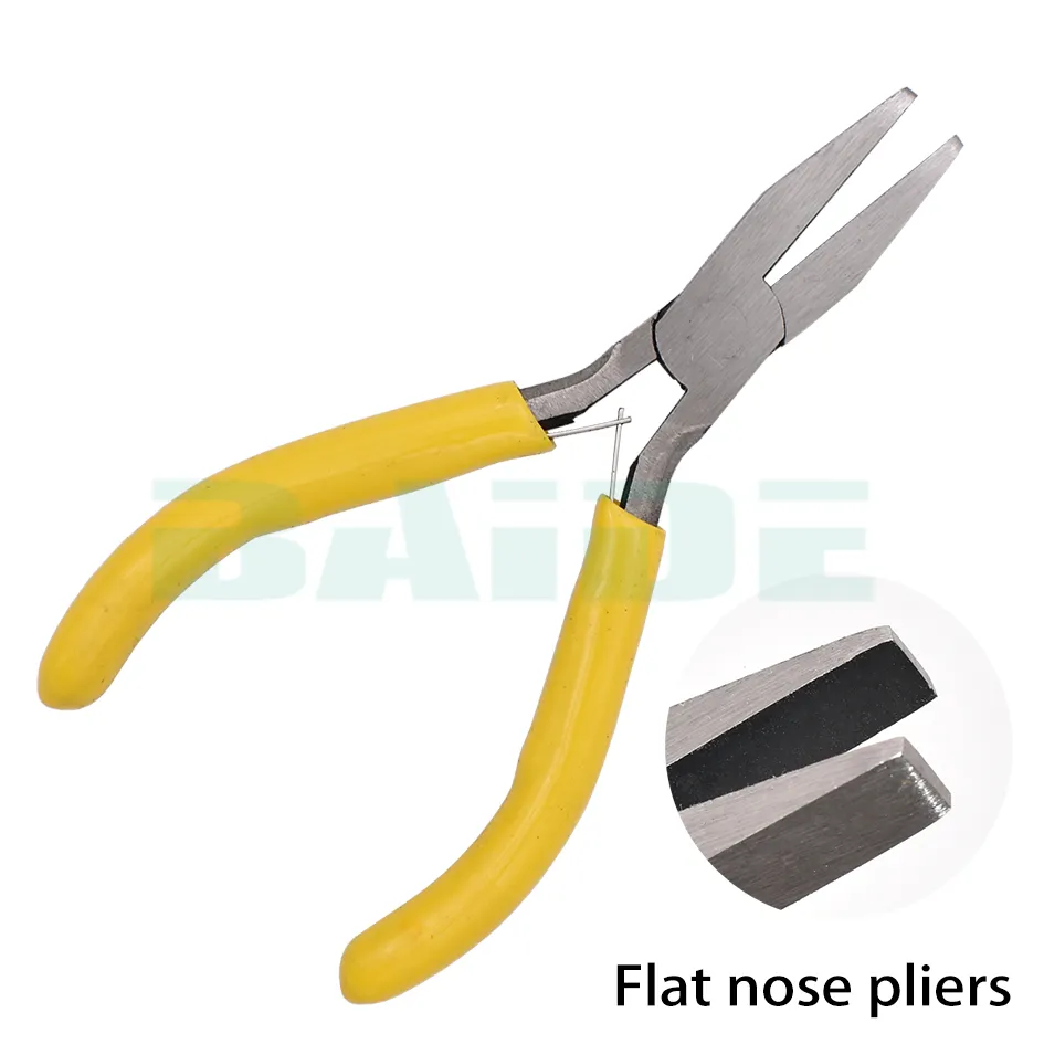 5quotmini الصيانة الأدوات اليدوية الطويلة أنف القطع قطري القطع wirecutter مسطح أنف زاوية الزاوية الفك