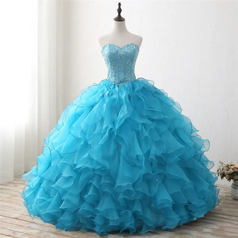 2018 новое прибытие Real Photo Sexy Crystal Ball платье Quinceanera платье с бисером блесток сладкое 16 платье Vestido dubutante платья BQ131