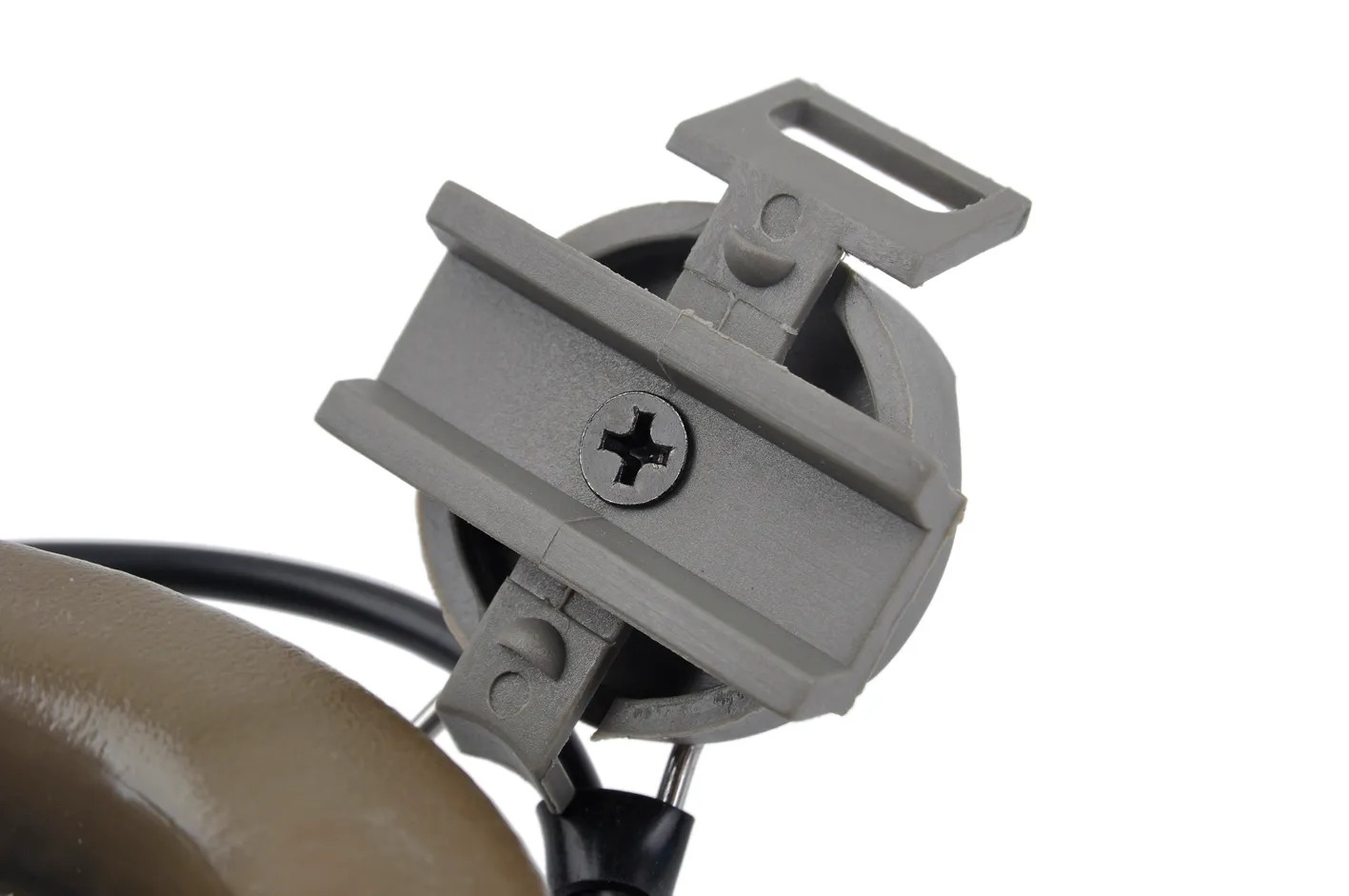 Z-TAC Z-Tactical ZCOMTAC I Zestaw słuchawkowy z adapterem szynowym Słuchawki taktyczne dla szybkich kasków Airsoft Słuchawki Outdoor Sports Gear Komunikacja