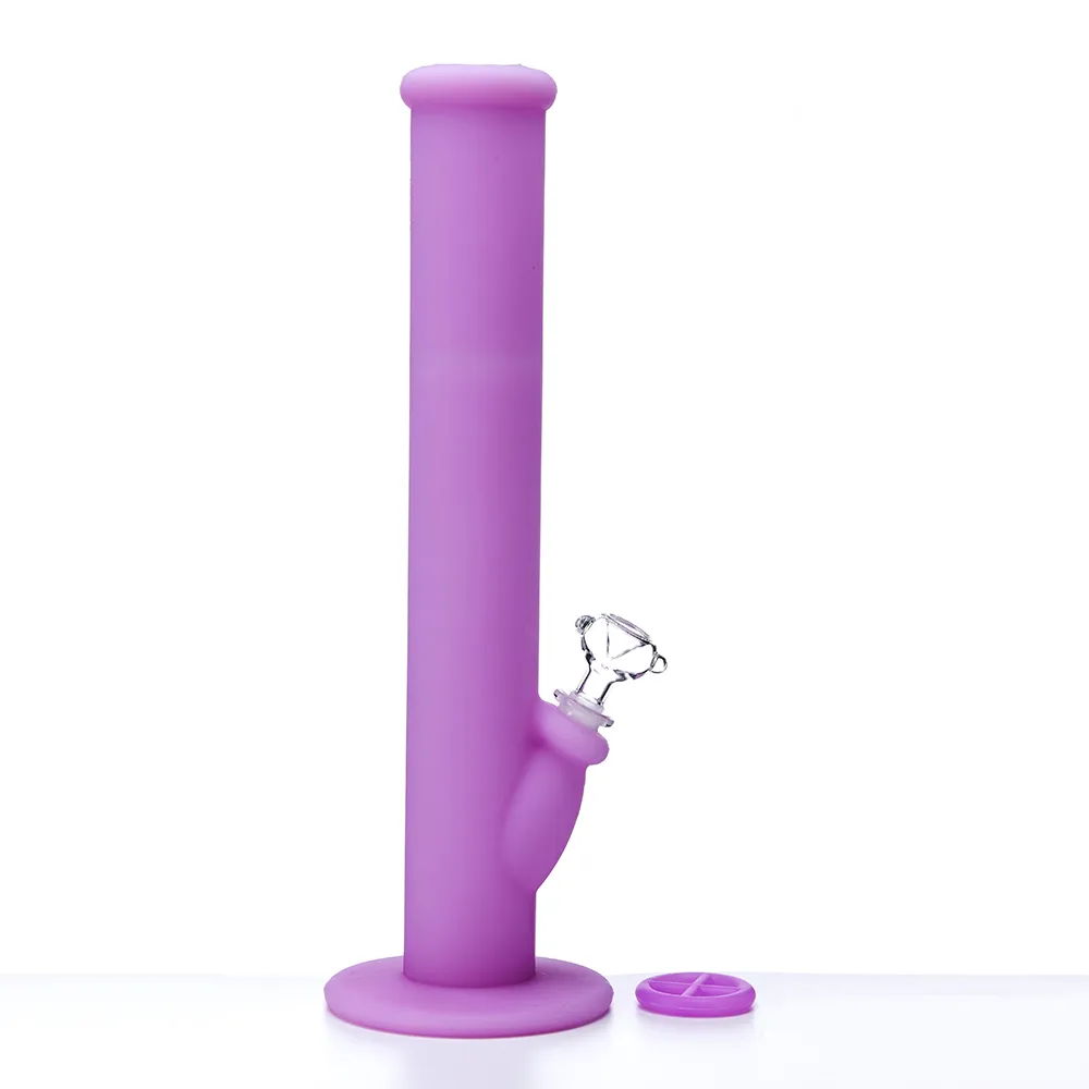 Multi Colors Silicone Water Pipe Silicon Hookah with Glass Bowl Smoking Pipes Bongs Water Bong at Mr_dabs