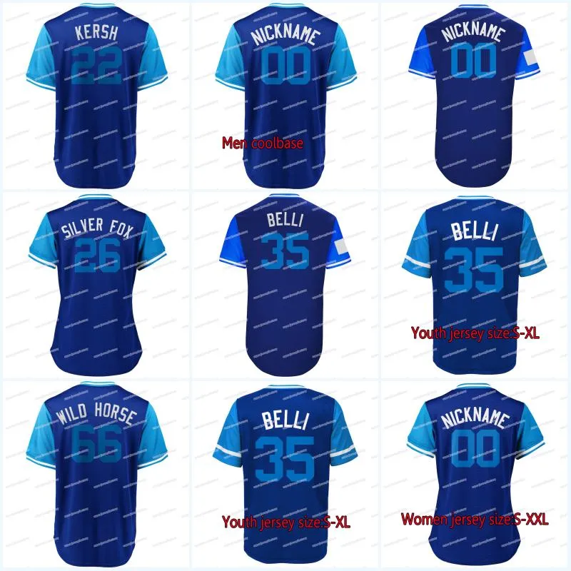 2018 Players Weekend Jersey 7 URIAS "EL CULICHI" 5 SEAGER "SEAGS" 10 Turner "Redturn2" 57 WOOD "AWOOD" 63 GARCIA "GARCIA" Maillots