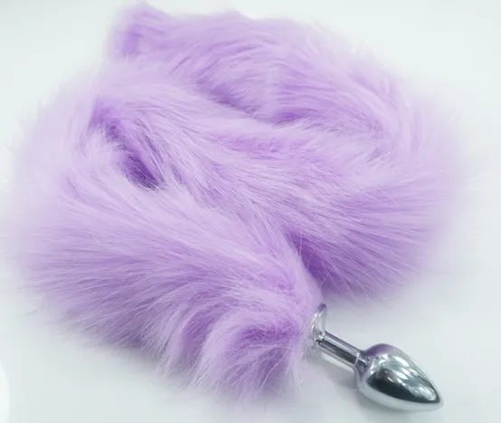 Plug Anal Bijou Queue De Renard - Rosebud - 6 Cm X 3 Cm - Gode Anal En Métal Kiotos
