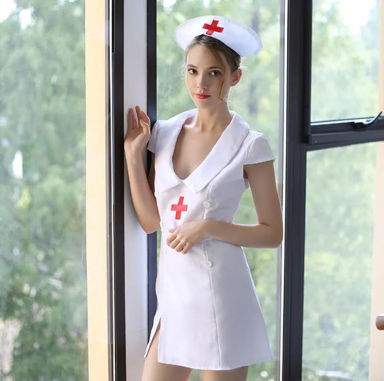 Festival sexy women nurse uniform party Nightclub bar cosplay costumes Doctor Temptations Cute Nurse Outfit halloween supplier women cloaks