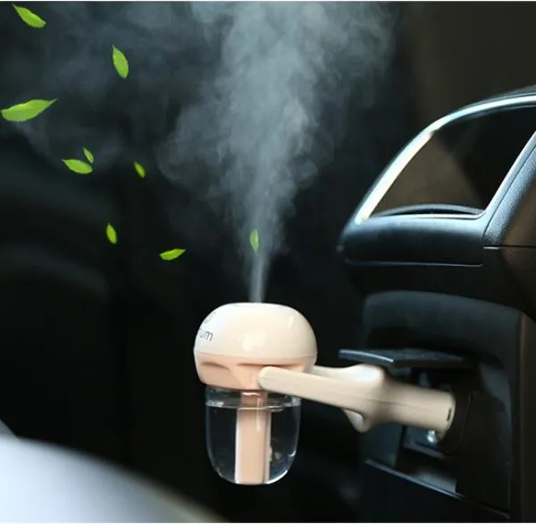 Nanum Car Plug Air Humidifier Purifier,Vehicular essential oil ultrasonic humidifier Aroma mist car fragrance Diffuser