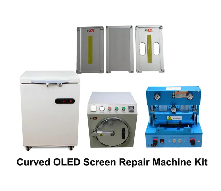 Repair Machine Kit for iPhone and Samsung , OCA Machines with Molds for Cracked OLED LCD Screen LCD Repair Fix