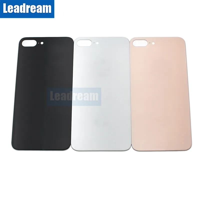 50PCS Back Glass Full Housing Back Battery Door Battery Cover with Adhesive for iPhone 8 Plus X Free DHL