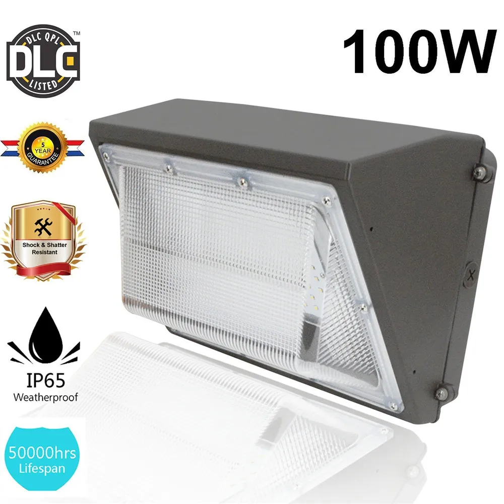 Lagerbestand in den USA + LED-Wandleuchte 12 W, 20 W, 30 W, 35 W, 50 W, 80 W, 100 W, 120 W, 150 W, Wandmontage-LED-Gartenlampe für den Außenbereich, AC90–277 V