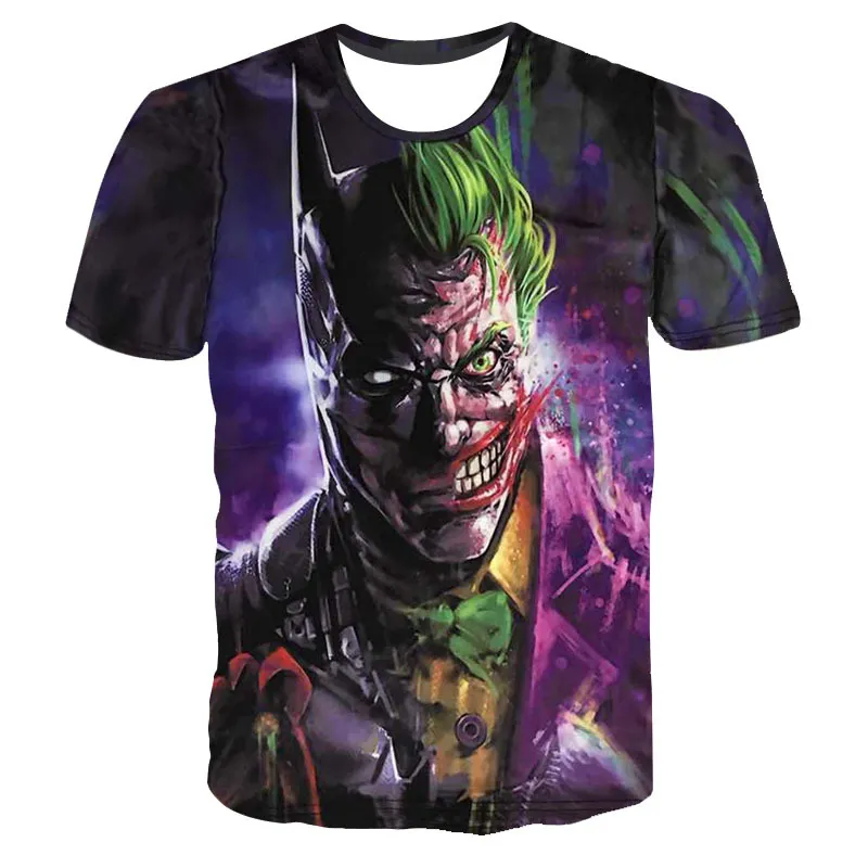 Herren 3d Joker T Shirt Suicide Squad Hip Hop Funny Top Harley Quinn Kurzarm Tee Mode Neuheit Casual Camisetas Von 12 65 DHgate