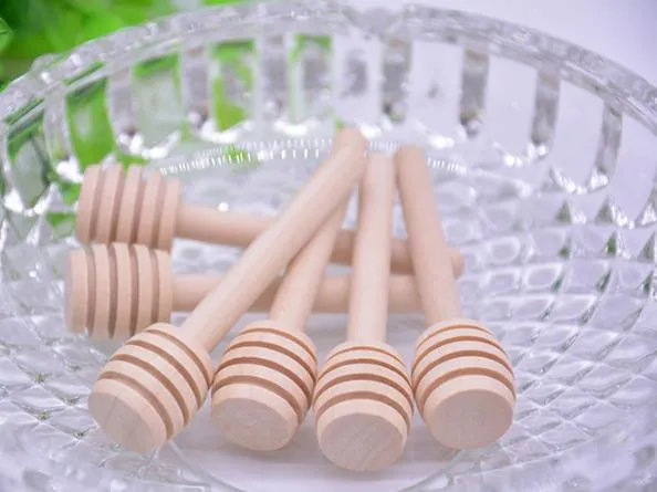 Wooden Honey stick Dippers honey stir rod Honey dipper 8 cm kitchen tool SN1097