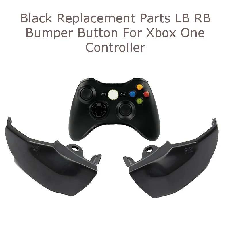 New Button Triggers Switch Replacement Parts LB RB Upper Trigger Bumper Plastic Buttons For Xbox One Controller High Quality FAST SHIP