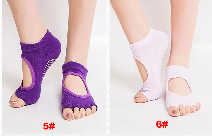 Toe Socks Men&Women Terry Backless Quick-Dry Anti-slip Cotton Pilates Ballet Good Grip Invisible Silicone Socks baby socks