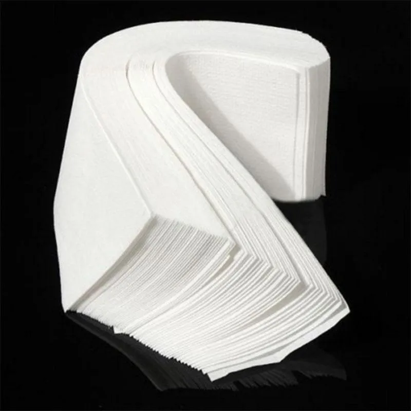 DHL Free shipping 100pcs/Lot Professional Wax Waxing Strips Hair Removal Paper Epilator Nonwoven epilating paper Wholesale