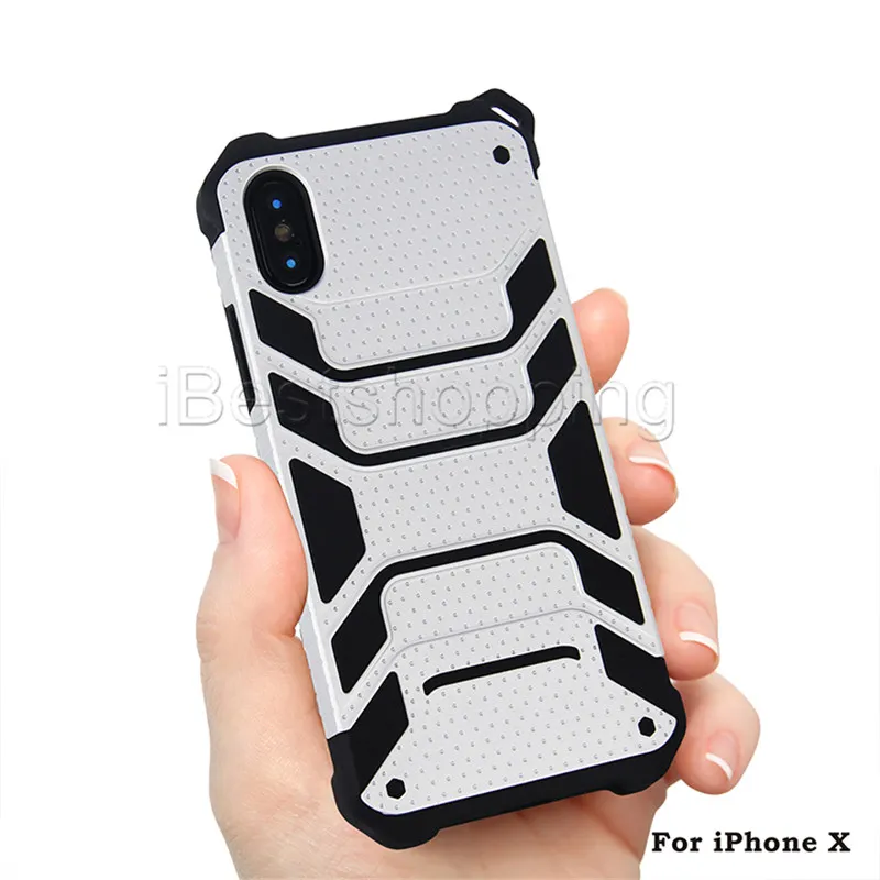 Hybrid Case 2 in 1 Robot Heavy Shockproof Tough Armor Case Cover For iPhone X Xr Xs Max 8 7 6S Plus Samsung Note 9 8 S8 S9 Plus