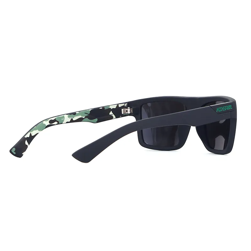 Kdeam Основные поляризованные солнцезащитные очки Sport для мужчин камуфляжные защитные очки отражающие поляризующие солнцезащитные очки с дизайнерским Box5835808