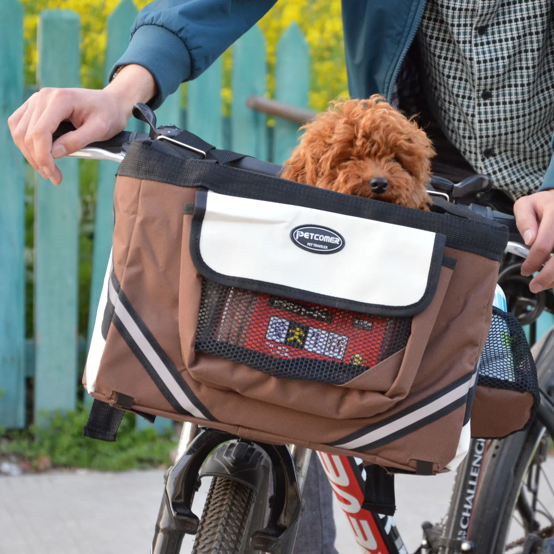 Portable Pet Dog Torba Przewoźnik Rowerowy Basket Puppy Dog Cat Travel Bike Carrier Siedzenia Torba do małych produktów Dog Akcesoria Travel