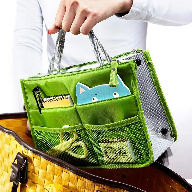 Wholesale- Make up organizer Women Men Casual travel bag multi functional Cosmetic Bags storage in bag Makeup Handbag