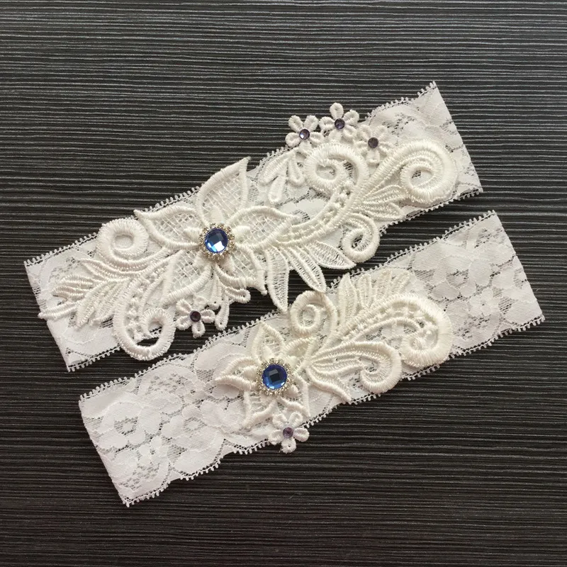 Lace Satin Bridal Garter Belt Set with Blue Rhinestone Beaded Keepsake  Garter in Ivory, Blue, Burgundy, Navy from Dhgate Bridal Garters - price  11.75