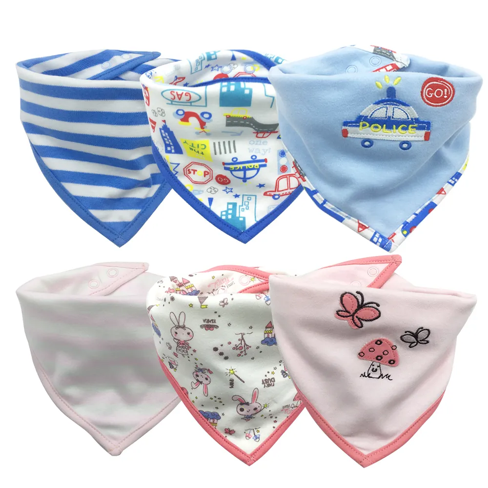 bomull nyfödd baby bibs söt matning bib baby ammande bandana burp tyg för tjejer och pojkar baby bibs småbarn fabrik grossist