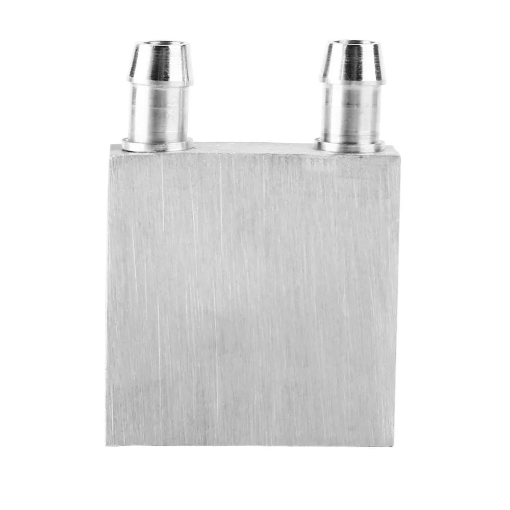 40*40mm Primaire Aluminium Waterkoeling Blok voor Liquid Water Cooler Koellichaam Systeem Zilver Gebruik Voor PC laptop CPU Gratis Verzending