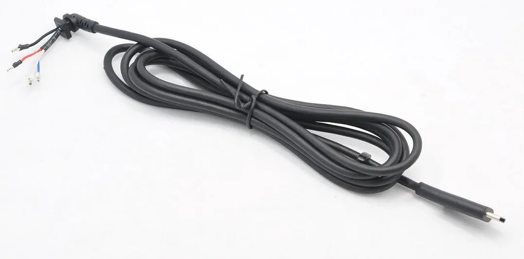 5 sztuk Lot Oryginalne DC USB-C Type-C Kabel do 30W Dell DE30NM150 Adapter Ładowarka 1.8m