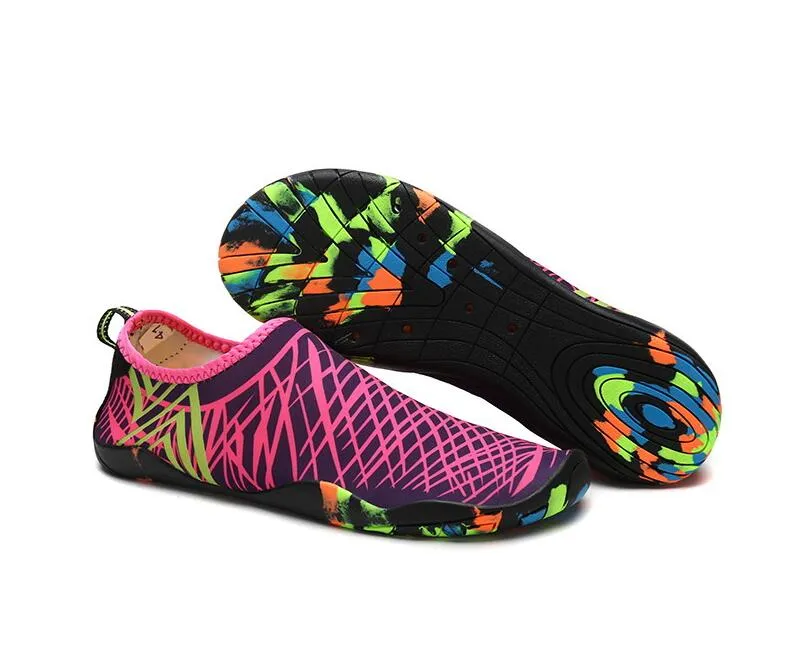 Nouveau unisexe bord de mer chaussures de marche plage piscine eau chaussettes Aqua plage nager pantoufle chaussures de natation en plein air adulte