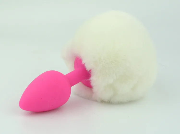 lana the plug anal Plug anal en forme de queue de lapin pour animaux de compagnie main image 0