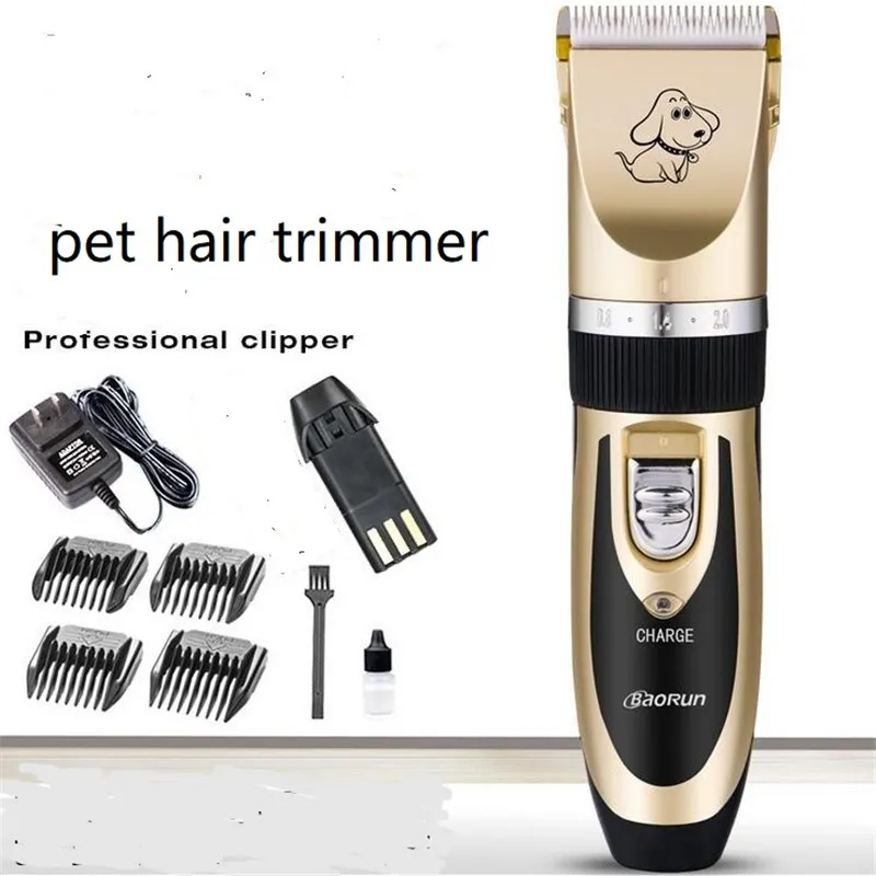 Professional Electric Pet Hair Trimmer Dog Cat Fur Clipper Cutter Teddy