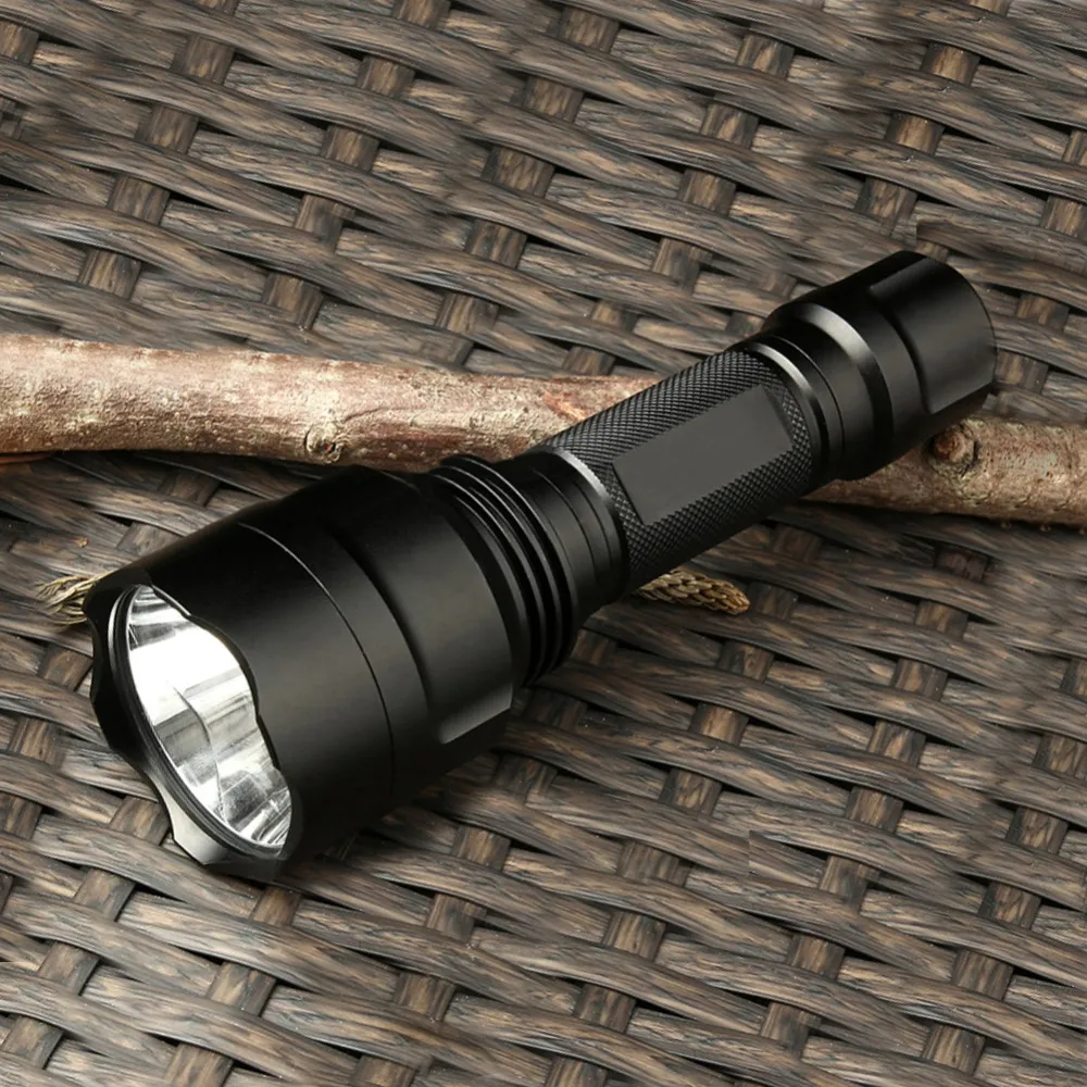 Lampes de poche Torches éclairage lumineux lampe de poche LED lampe de poche tactique Rechargeable lampe torche 5 modes lumière de chasse étanche