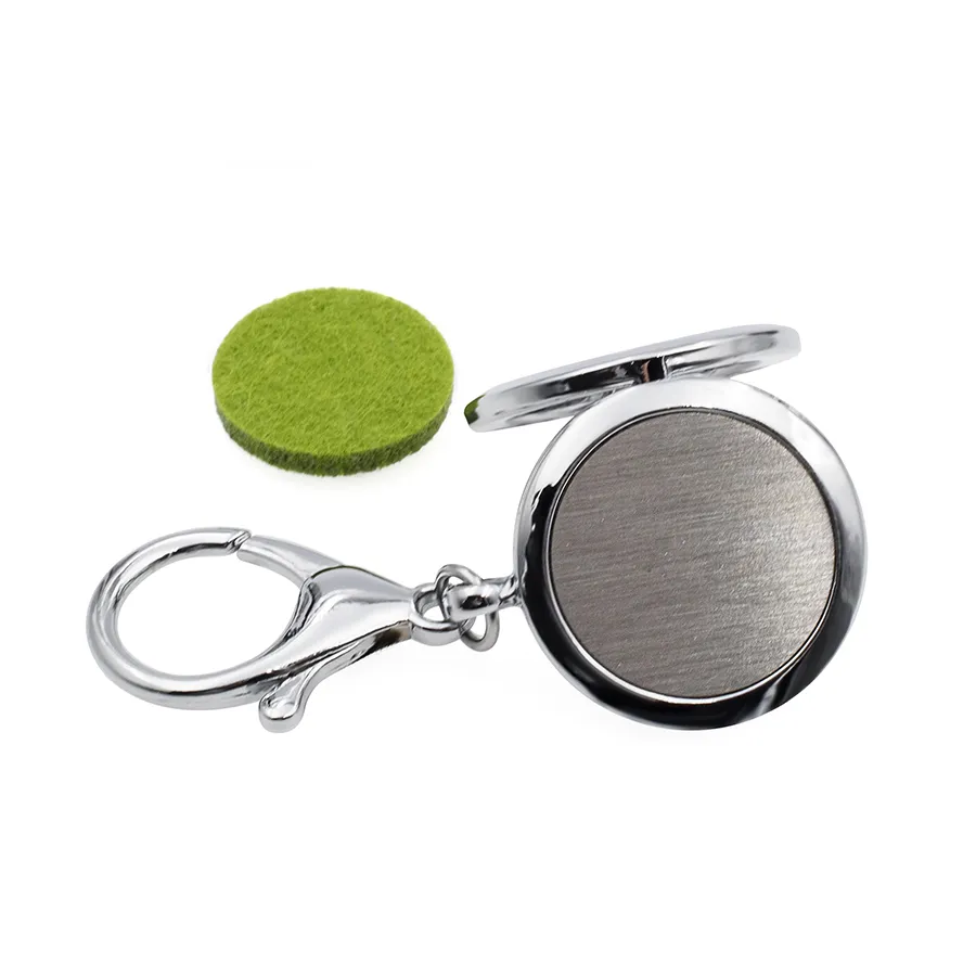 Hund / Cat Paw Keychain Essential Oil Aroma Diffuser Parfym Locket med hummerlås Keychain Keyring med 5 st Free Pads KA61-KA70