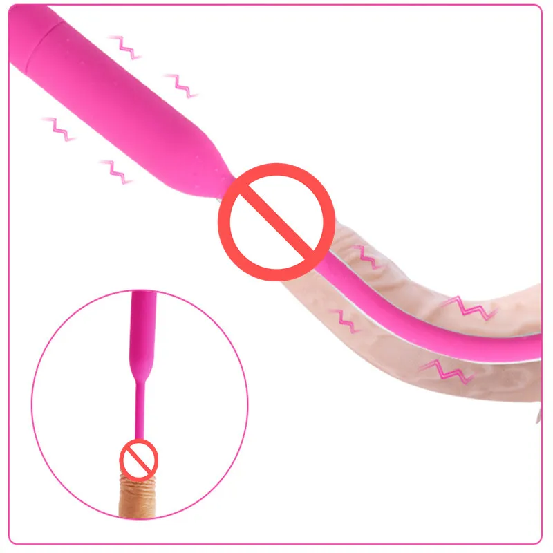 10 Speed Urethral Vibrator Sound Catheter Male Masturbation Silicone Dilator Penis Plug Sex Toys Adult Products For Men