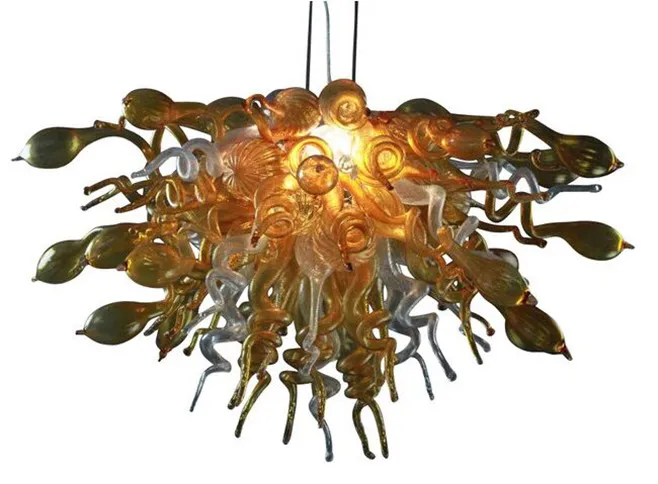 Lampes suspendues Top qualité spécialement conçu lustre de Murano moderne européen en verre soufflé éclairage intérieur lumière LED petits lustres contemporains