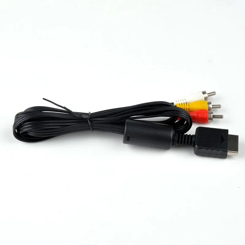 DHL 6 feet 18M Audio Cable to RCA For sony PlayStation for PS for PS2 3 Video AV7184387